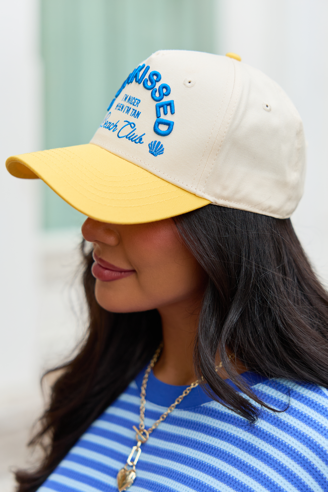Sunkissed Beach Club Yellow Trucker Hat