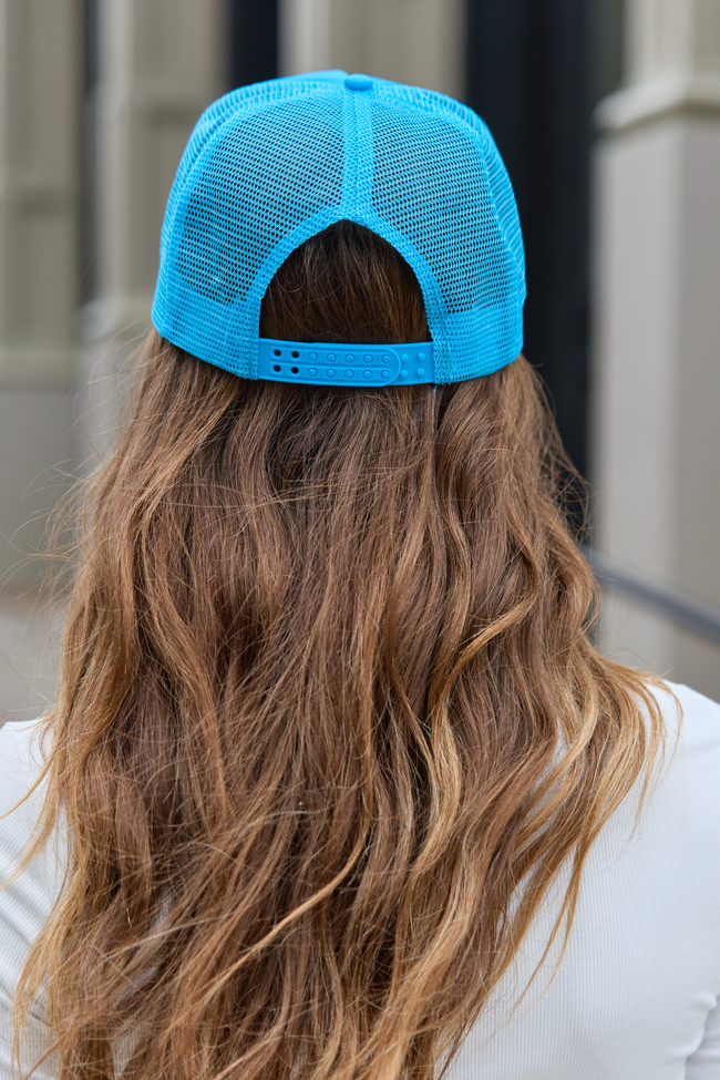 Take It Easy Blue Trucker Hat